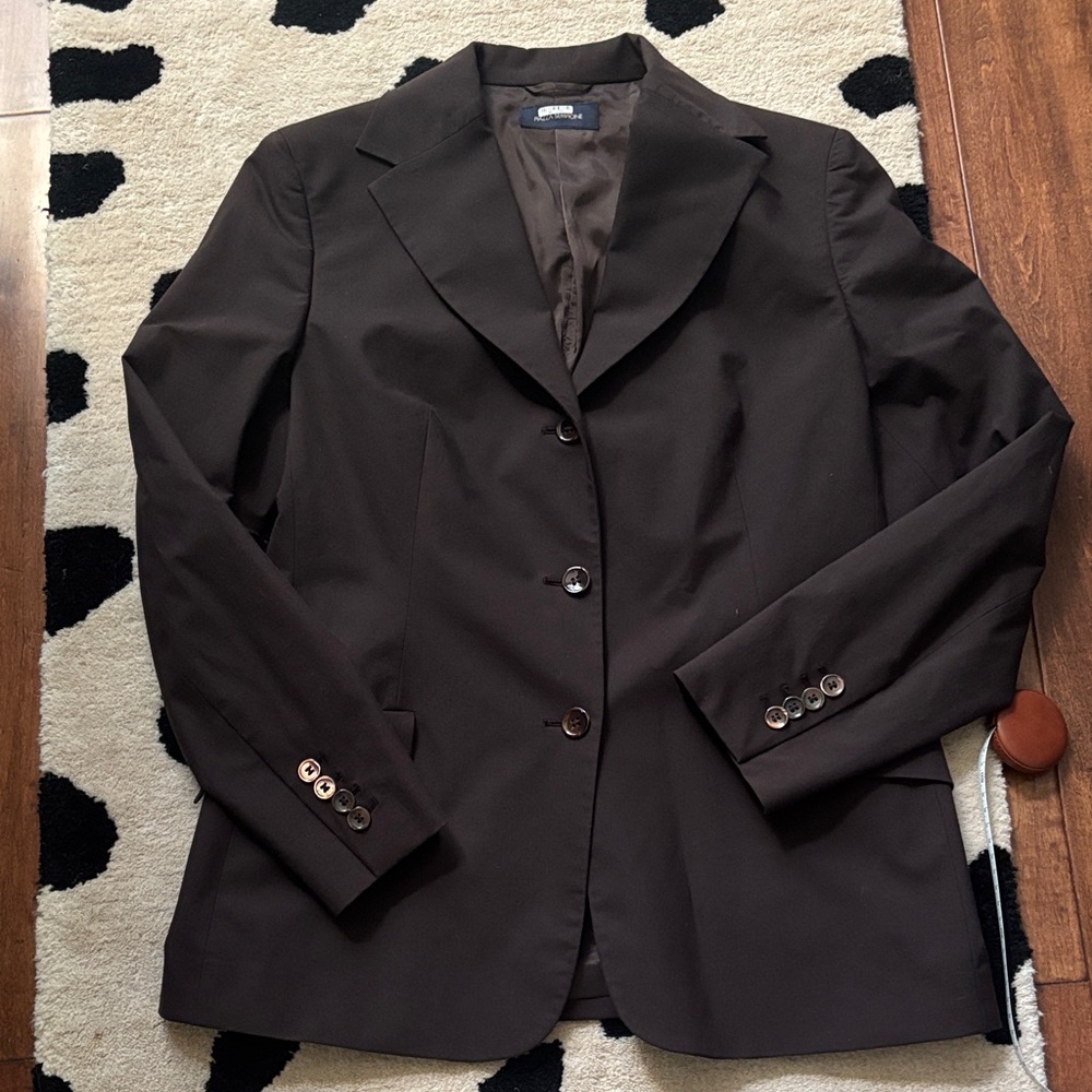 Piazza Sempione designer Dark Brown Women's Blazer - Picture 1 of 3